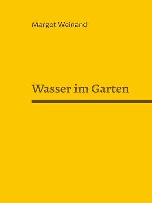 cover image of Wasser im Garten